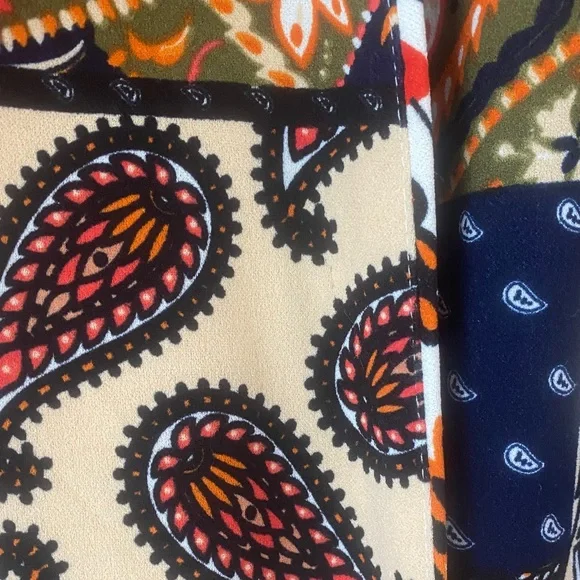 ZARA Paisley collared shirt dress - Picture 5 of 8